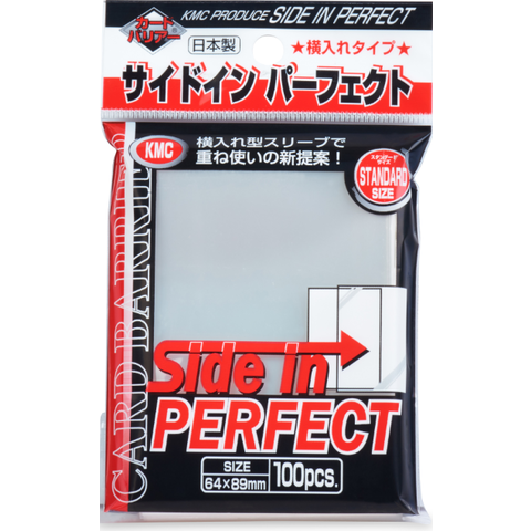 KMC - SLEEVES (100ct) - PERFECT FIT - SIDE-IN - Clear