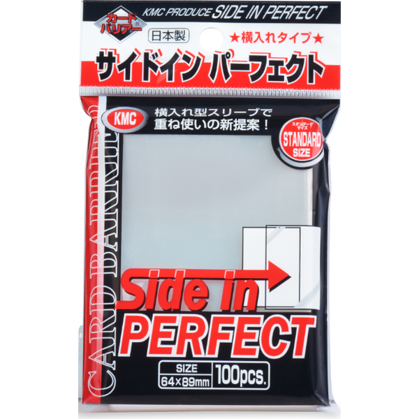KMC KMC - SLEEVES (100ct) - PERFECT FIT - SIDE-IN - Clear