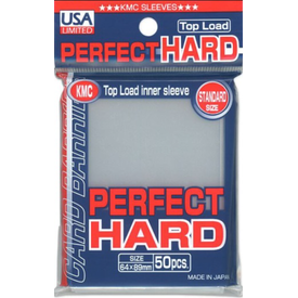 KMC KMC - PERFECT FIT - SLEEVES (50ct) - HARD - Clear