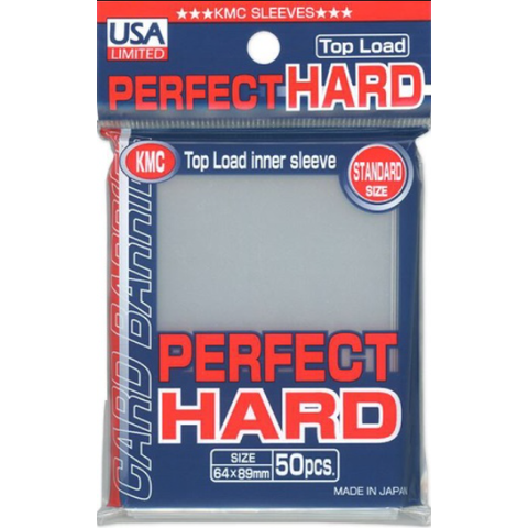 KMC - PERFECT FIT - SLEEVES (50ct) - HARD - Clear
