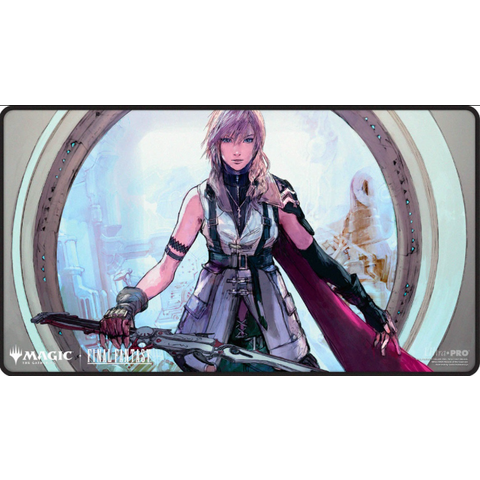 UP - PLAYMAT - PREMIUM BLACK STITCHED - MTG - FINAL FANTASY - W