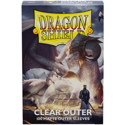 DRAGON SHIELD - SLEEVES (100ct) - OUTER MATTE - Clear