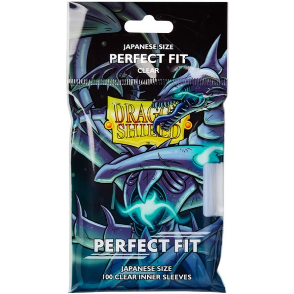 Arcane Tinmen DRAGON SHIELD - SLEEVES (100ct) - JAPANESE - PERFECT FIT - TOPLOAD - Clear