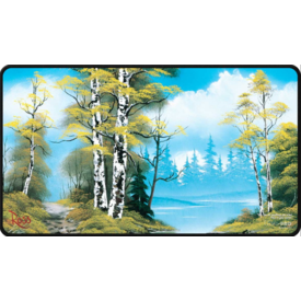 Ultra Pro UP - PLAYMAT - BLACK STITCH - BOB ROSS - Lakeside Path