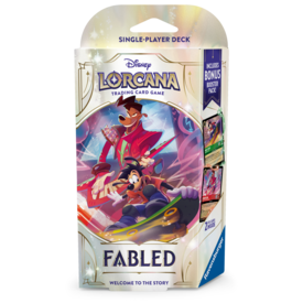 Ravensburger DISNEY LORCANA - FABLED - STARTER DECK - Emerald & Ruby