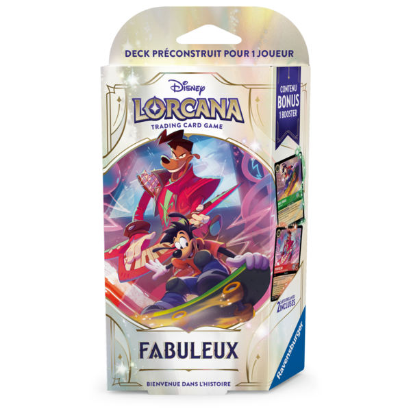 Ravensburger DISNEY LORCANA - FABLED - STARTER DECK (FR) - Émeraud & Rubis