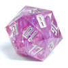 1985 GAMES - MEGA D20 (55mm) - SHARP EDGE - Cosmic Pink