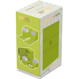 Ultimate Guard UG - DECK CASE - FLIP N TRAY (200+) - SUMMER EDITION - Lime