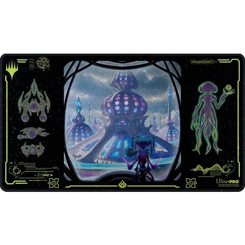 UP - PLAYMAT - HOLOFOIL - MTG - EDGE OF ETERNITIES - Blue