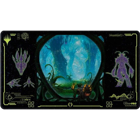 UP - PLAYMAT - HOLOFOIL - MTG - EDGE OF ETERNITIES - Green