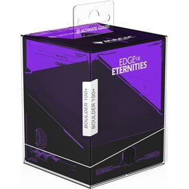 MTG UG - DECK CASE - BOULDER (100+) - MTG - EDGE OF ETERNITIES - Purple
