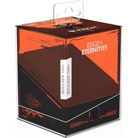 MTG UG - DECK CASE - BOULDER (100+) - MTG - EDGE OF ETERNITIES - Orange