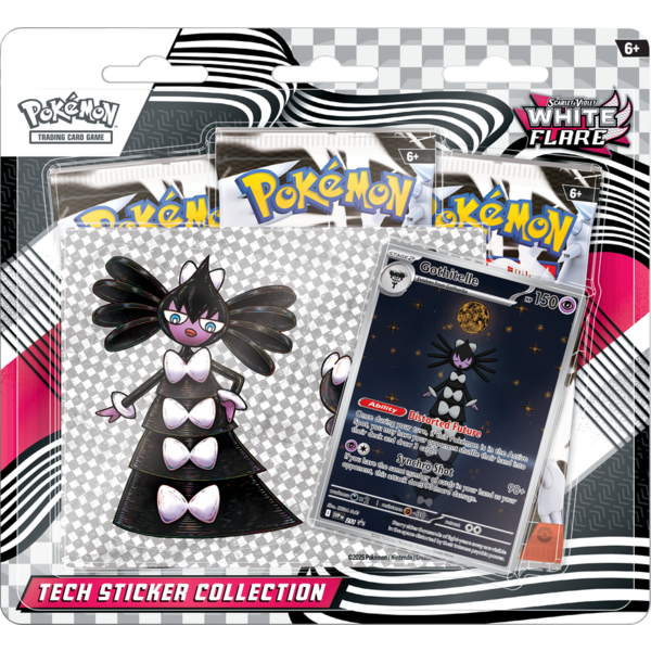 Pokemon POKEMON - WHITE FLARE - Tech Sticker Collection