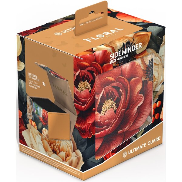 Ultimate Guard UG - DECK BOX (133+) - SIDEWINDER - FLORAL - Secret Garden