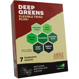 Army Painter ARMY PAINTER - WARPAINTS - FANATIC FLEXIBLE TRIAD PLUS+ - Deep Greens