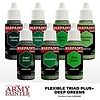 ARMY PAINTER - WARPAINTS - FANATIC FLEXIBLE TRIAD PLUS+ - Deep Greens