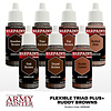 ARMY PAINTER - WARPAINTS - FANATIC FLEXIBLE TRIAD PLUS+ - Ruddy Browns