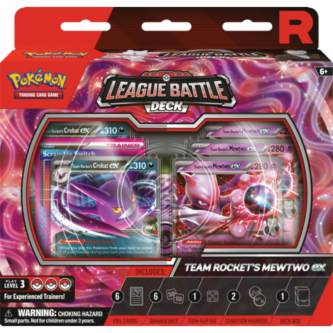 12 DEC - POKEMON - LEAGUE BATTLE DECK - TEAM ROCKETS - Mewtwo EX