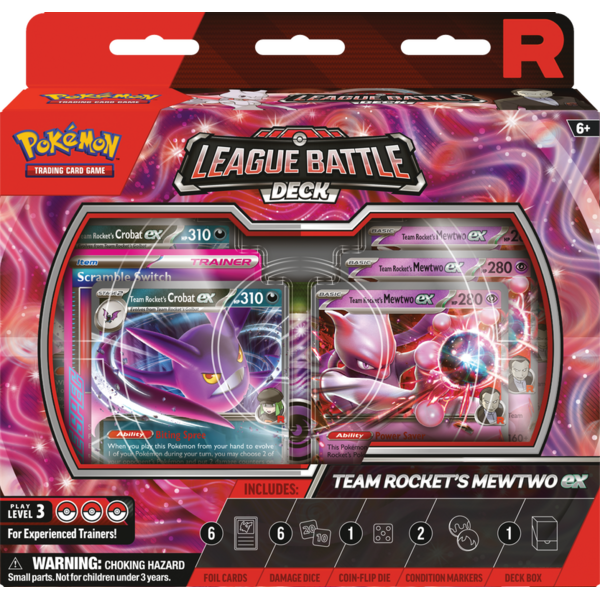 Pokemon POKEMON - LEAGUE BATTLE DECK - TEAM ROCKETS - Mewtwo EX