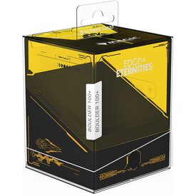 MTG UG - DECK CASE - BOULDER (100+) - MTG - EDGE OF ETERNITIES - Yellow