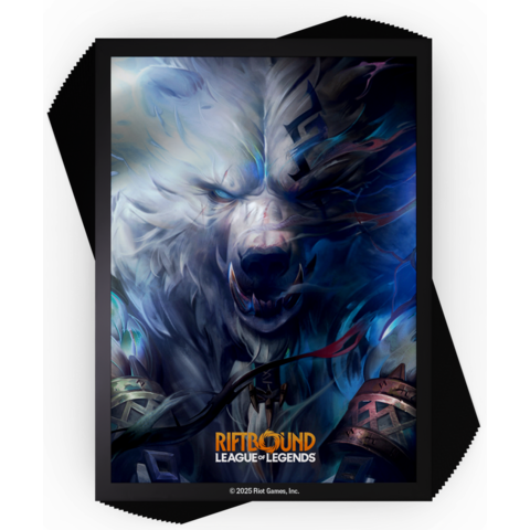 RIFTBOUND - LEAGUE OF LEGENDS - ART SLEEVES (100ct) - ORIGINS - Volibear