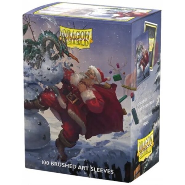 Arcane Tinmen DRAGON SHIELD - SLEEVES (100ct) - BRUSHED ART - Christmas 2025