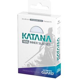 Ultimate Guard UG - KATANA - SLEEVES (100ct) - PERFECT FIT - TOP LOAD - Clear