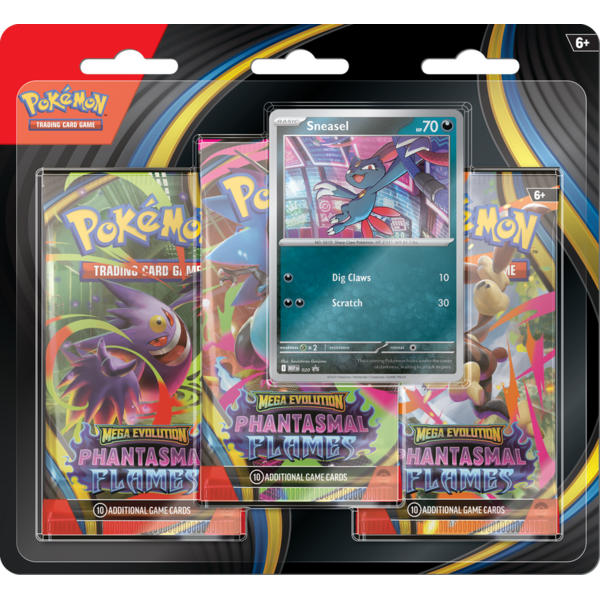 Pokemon POKEMON - ME - PHANTASMAL FLAMES - 3pk Blister