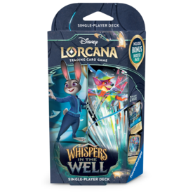 Ravensburger DISNEY LORCANA - WHISPERS IN THE WELL (FR) - STARTER DECK - Sapphire & Steel
