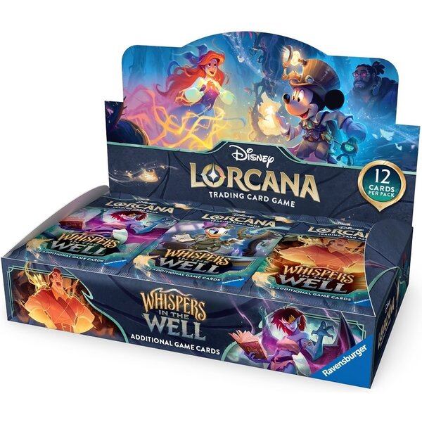 Ravensburger 7 NOV - DISNEY LORCANA - WHISPERS IN THE WELL - Booster Box