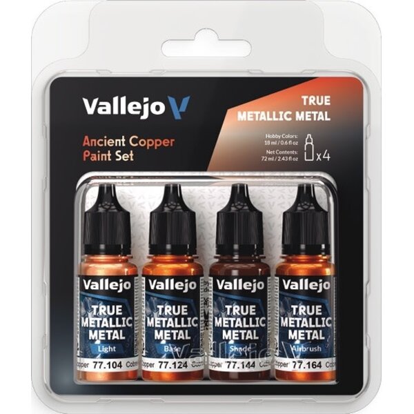 Vallejo DEC - VALLEJO - PAINT SET - TRUE METALLIC METAL - Ancient Copper