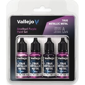 Vallejo FEB - VALLEJO - PAINT SET - TRUE METALLIC METAL - Amethyst Purple