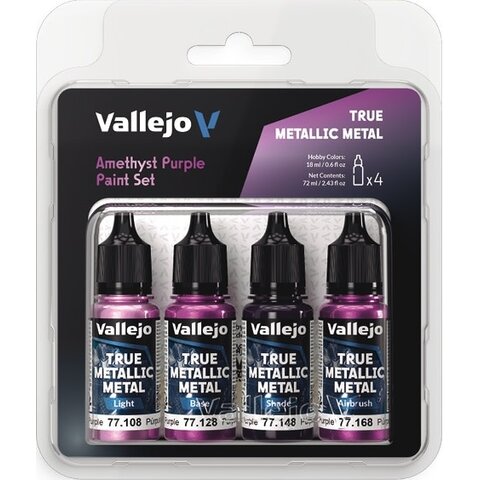 FEB - VALLEJO - PAINT SET - TRUE METALLIC METAL - Amethyst Purple