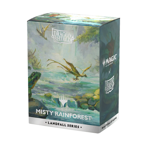 DRAGON SHIELD - SLEEVES (100ct) - MTG - LANDFALL SERIES - Misty Rainforest