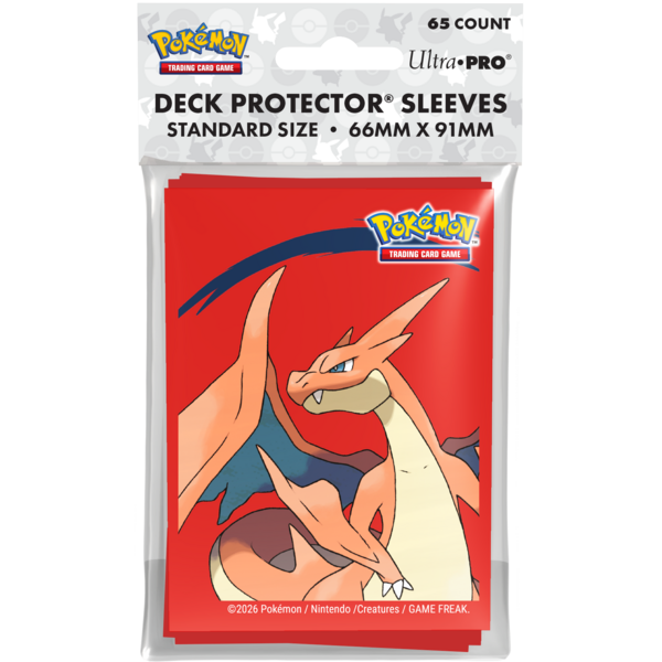 Pokemon UP - D-PRO - SLEEVES (65ct) - POKEMON - Mega Charizard Y