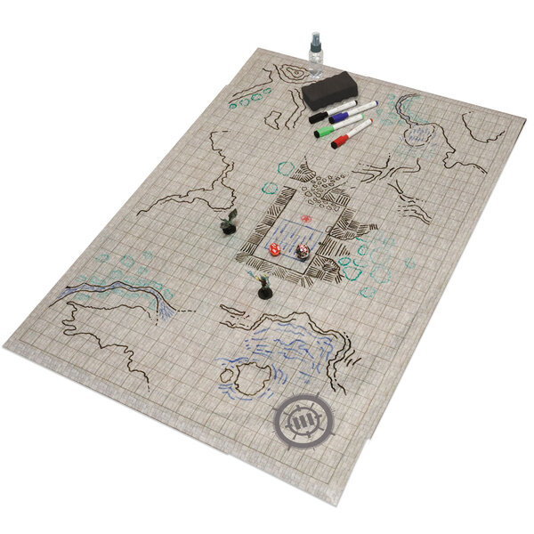AP Global. DEC - AP - ENHANCE TABLETOP - TPG - GRID MAT - Stone Terrain