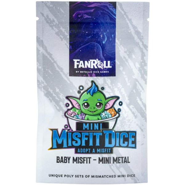 Fanroll FANROLL - MISFIT DICE - Mini Metal dice Set