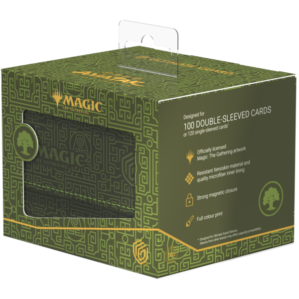 MTG UG - DECK BOX (100+) - SIDEWINDER - MTG - AVATAR THE LAST AIRBENDER - Mana Symbol Green