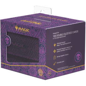 MTG UG - DECK BOX (100+) - SIDEWINDER - MTG - AVATAR THE LAST AIRBENDER - Mana symbol Black