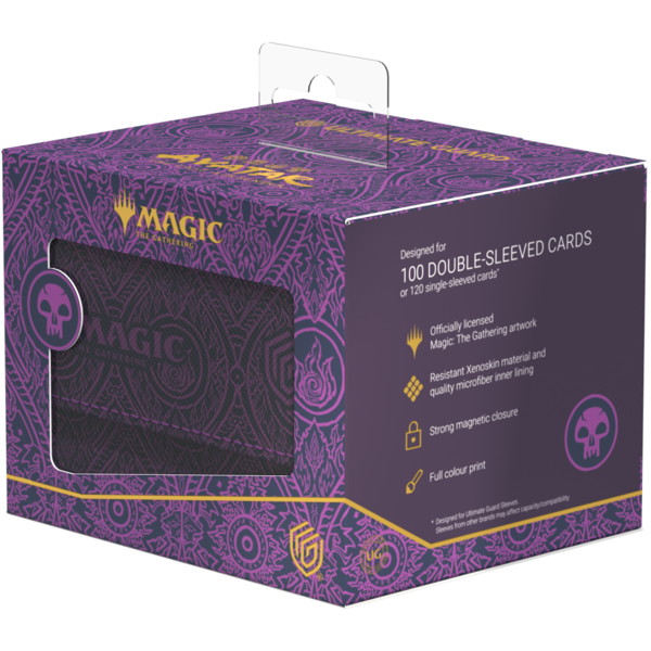MTG UG - DECK BOX (100+) - SIDEWINDER - MTG - AVATAR THE LAST AIRBENDER - Mana symbol Black