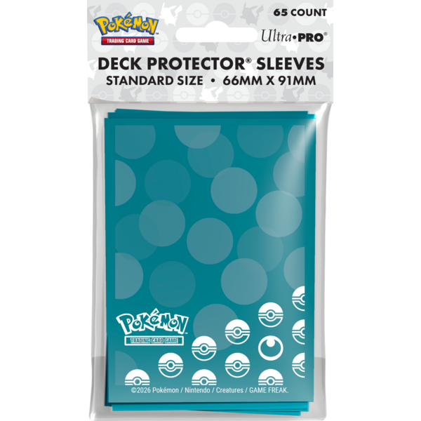 Pokemon UP - SLEEVES (65ct) - D-PRO - POKEMON - ENERGY TYPE - Darkness