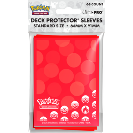 Pokemon UP - SLEEVES (65ct) - D-PRO - POKEMON - ENERGY TYPE - Fire