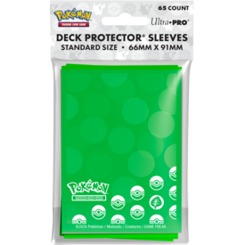 Pokemon UP - SLEEVES (65ct) - D-PRO - POKEMON - ENERGY TYPE - Grass