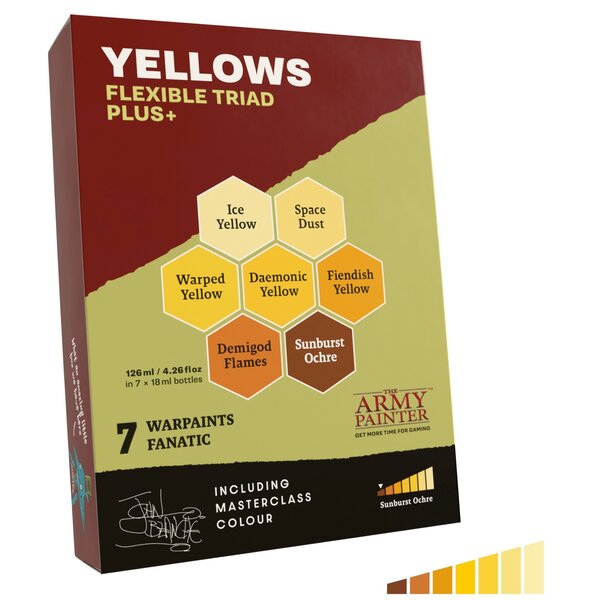 Army Painter ARMY PAINTER - WARPAINTS - FANATIC FLEXIBLE TRIAD PLUS+ - Yellow