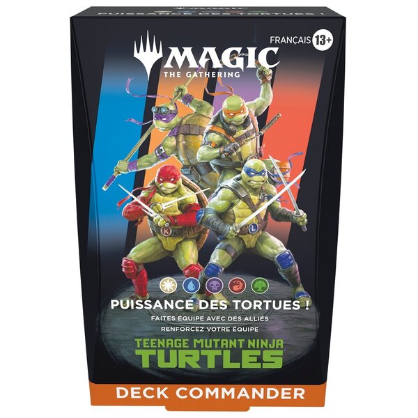 MTG 27 FEV - MTG - TEENAGE MUTANT NINJA TURTLES (FR) - COMMANDER DECK - Puissance des Tortues