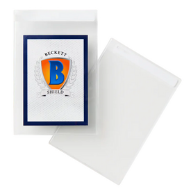 Beckett Shield BECKETT SHIELD - SLEEVES (200ct) - TOPLOADER - LARGE - Clear