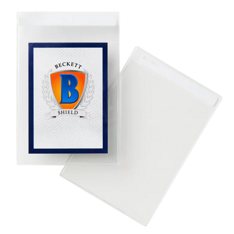 BECKETT SHIELD - SLEEVES (200ct) - TOPLOADER - LARGE - Clear