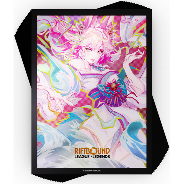 Riftbound 13 FEV - RIFTBOUND - SLEEVES (100ct) - LEAGUES OF LEGENDS - SPIRITFORGED - Spirit Blossom Ahri