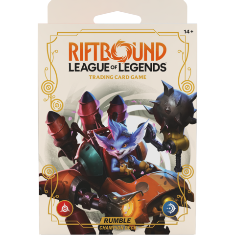 13 FEV - RIFTBOUND - LEAGUE OF LEGENDS - SPIRITFORGED - CHAMPION DECK - Rumble