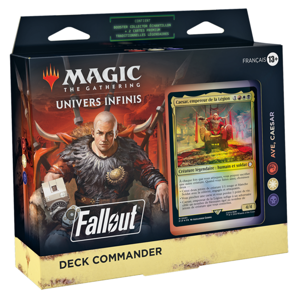 Wizards of the Coast MTG - FALLOUT - COMMANDER DECK (FR) - Ave Caesar